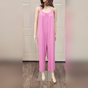 POLISHED LADY | Medium | Pink Wide-Leg Jumpsuit